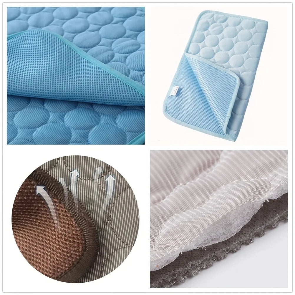 Zavero™ Extra-Large Cooling Mat — Ice Pad Sofa for Dogs & Cats