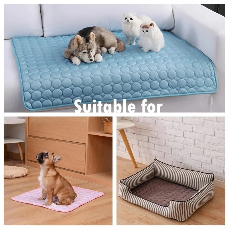 Zavero™ Extra-Large Cooling Mat — Ice Pad Sofa for Dogs & Cats
