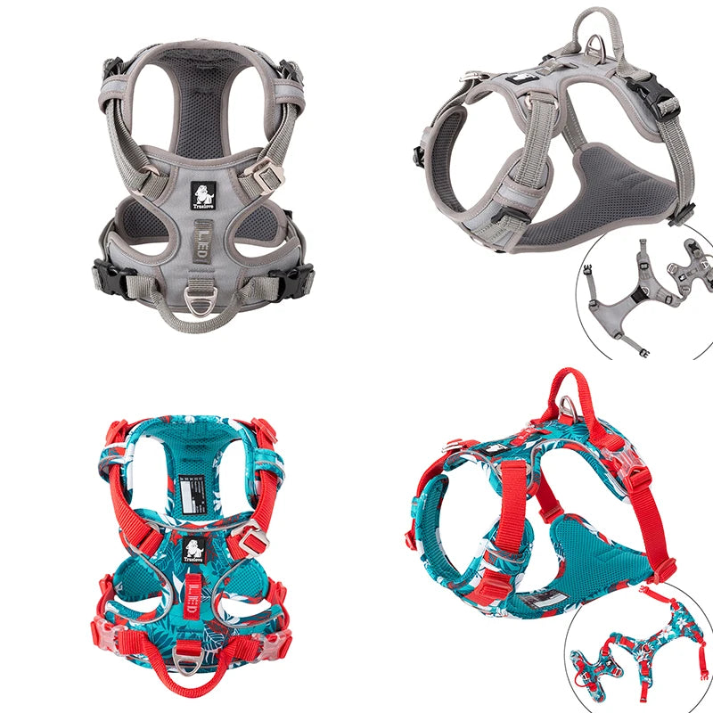 Zavero™ Reflective Dog Vest Harness — Safe Walking & Running