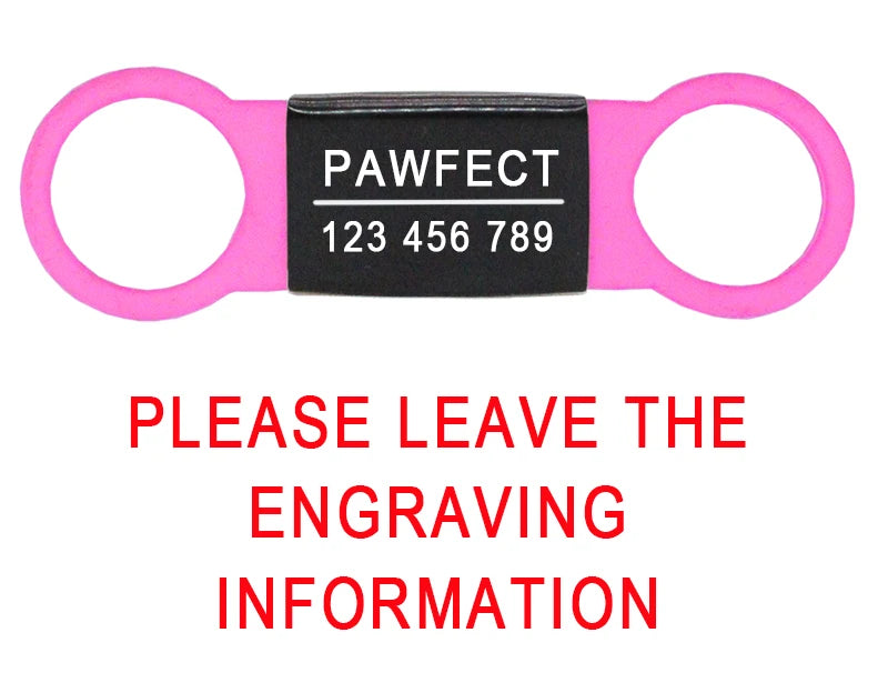 Pet ID Tags Stainless Steel Personalized For Small Medium Large Dogs Cats Custom Free Engraving Nameplate Tags Collar Accessory