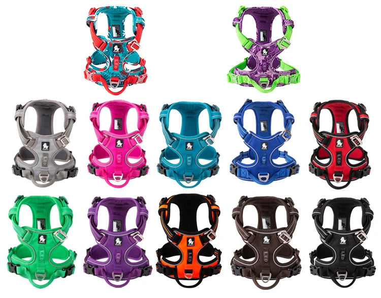 Zavero™ Reflective Dog Vest Harness — Safe Walking & Running