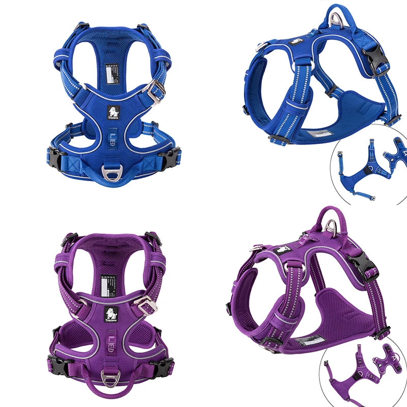 Zavero™ Reflective Dog Vest Harness — Safe Walking & Running