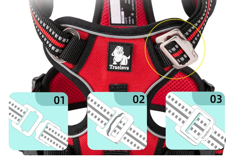 Zavero™ Reflective Dog Vest Harness — Safe Walking & Running