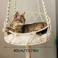 Zavero™ Woven Kitten Hammock — Bohemian Hanging Cat Bed