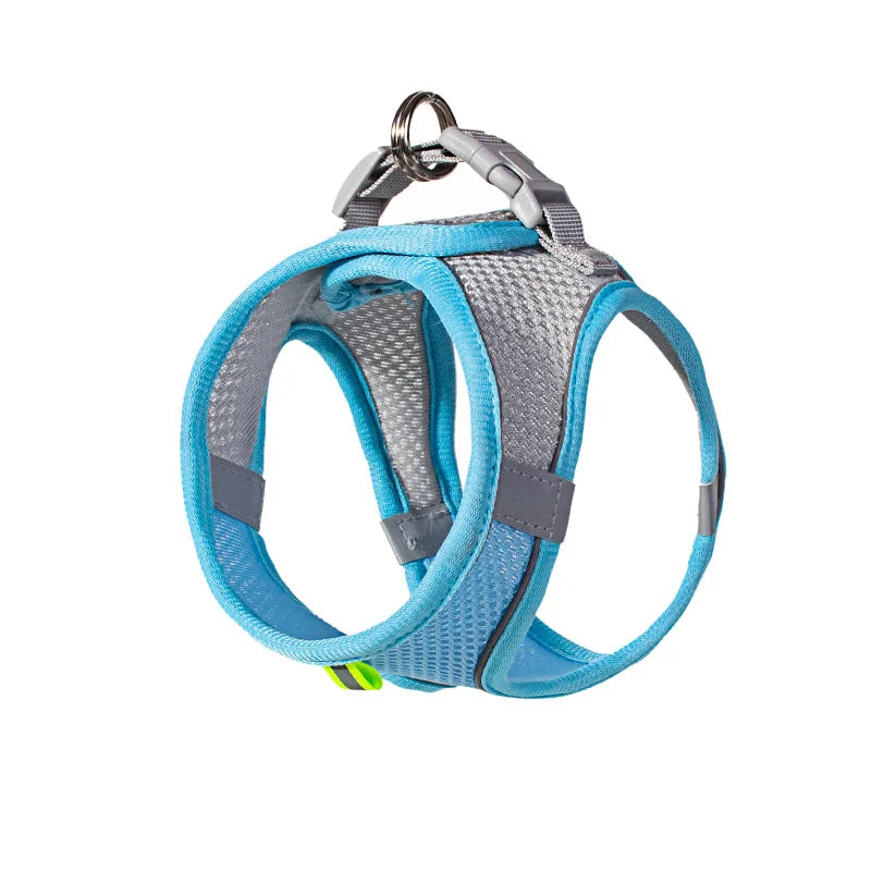 Puppy Harness Set Dog Accessories Adjustable Puppy and Cat Harness Vest French Bulldog Chihuahua Small Dog Collar Pet Leash Dogs