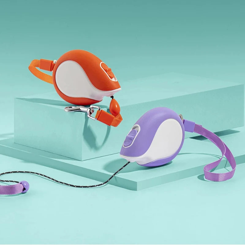 Zavero™ Compact Retractable Leash — Portable Small Dog Lead