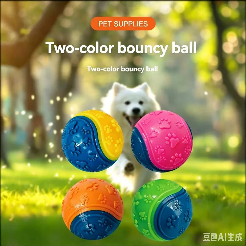 1/3Pcs Interactive Toys for Pet Dogs Chew Toys for Dogs To Grind Their Teeth and Have Fun Rubber Sounding Balls