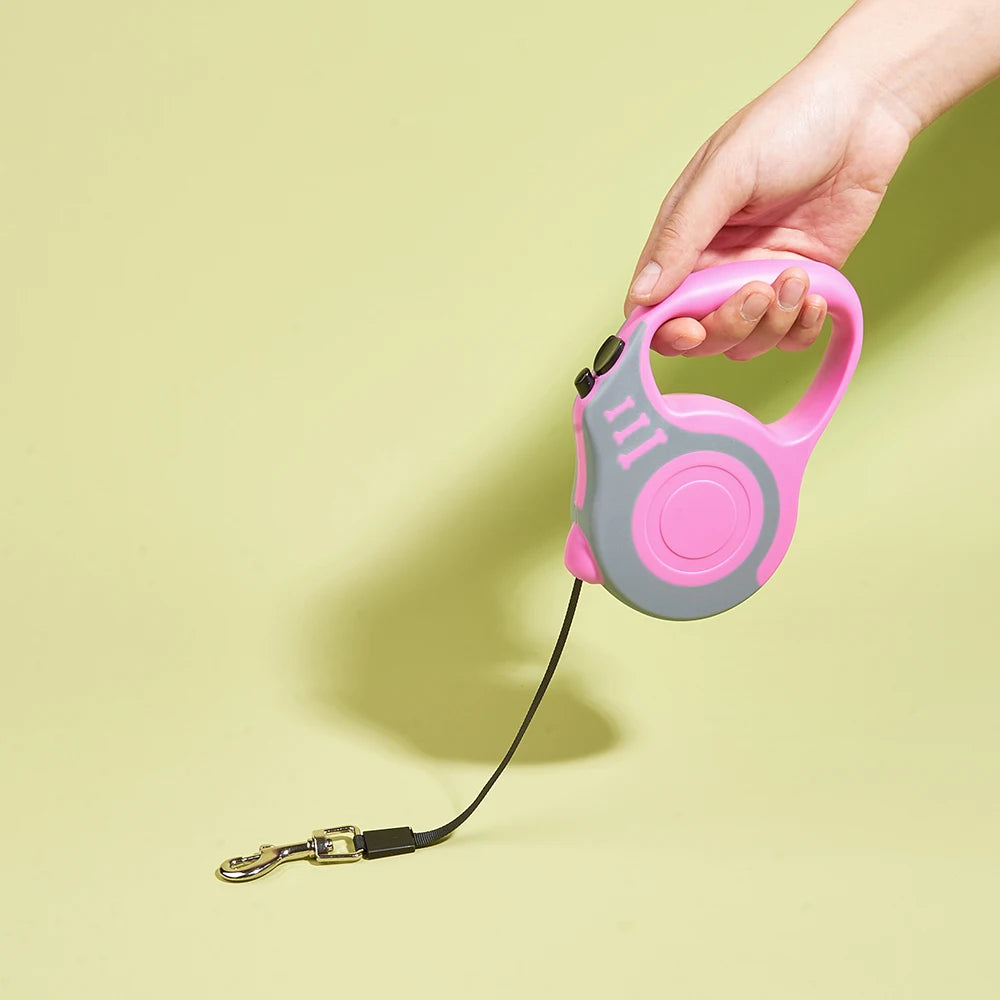 Zavero™ Retractable Dog Leash — Durable Nylon Travel Lead