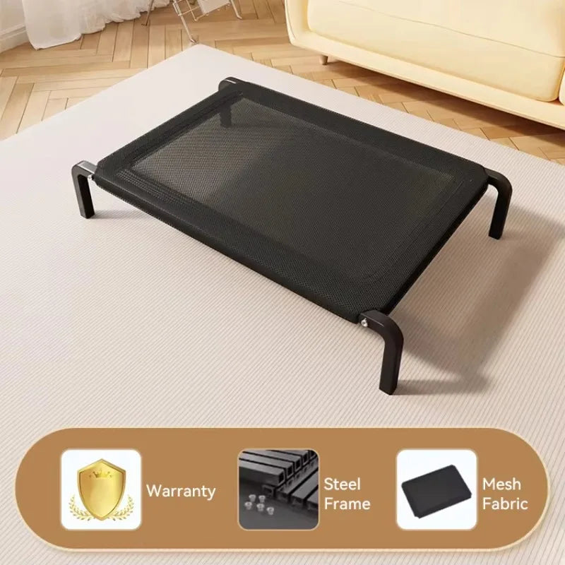 Zavero™ Elevated Outdoor Dog Bed — Non-Slip Moisture-Proof Nest