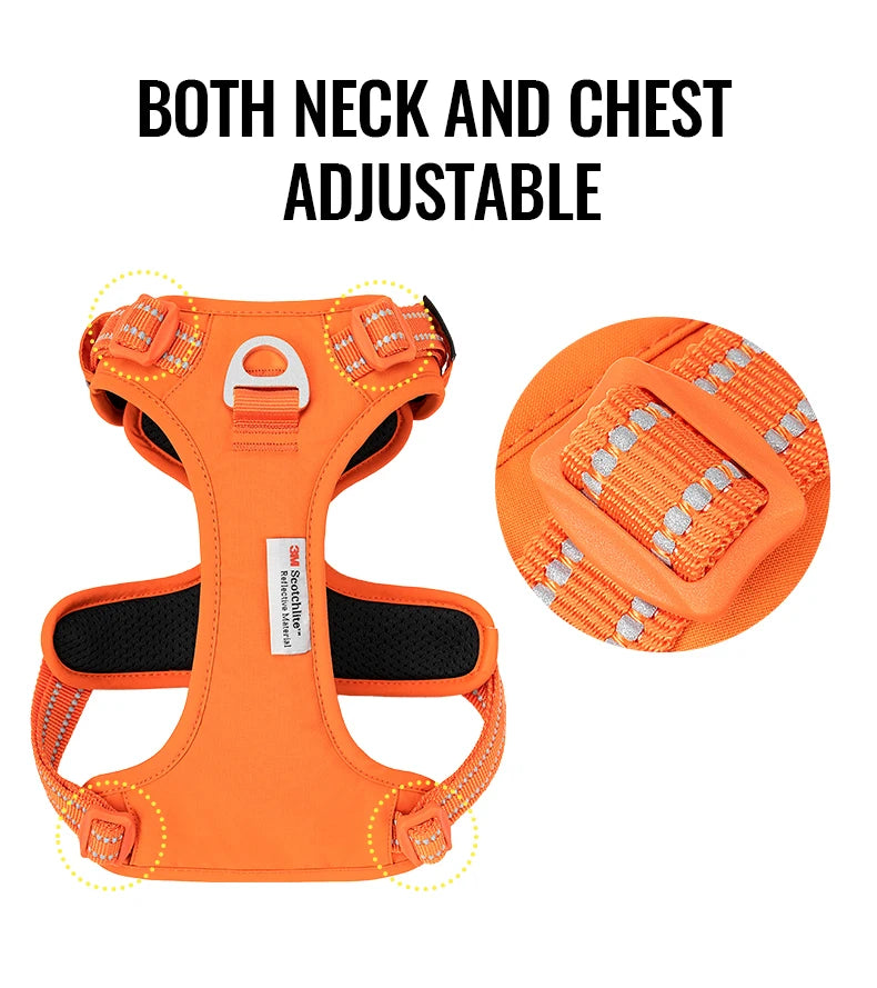 Zavero™ No-Pull Dog Harness — Reflective Adjustable Comfort