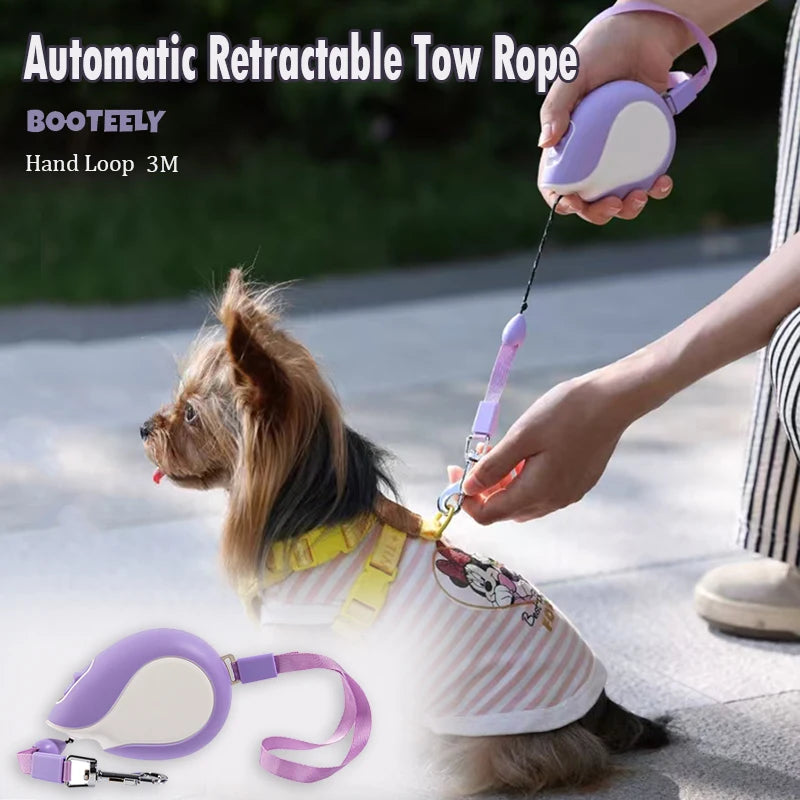 Zavero™ Compact Retractable Leash — Portable Small Dog Lead