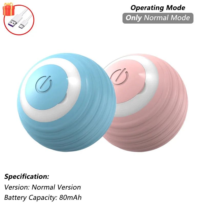 Zavero™ Auto-Roll Cat Ball — Rechargeable Smart Play