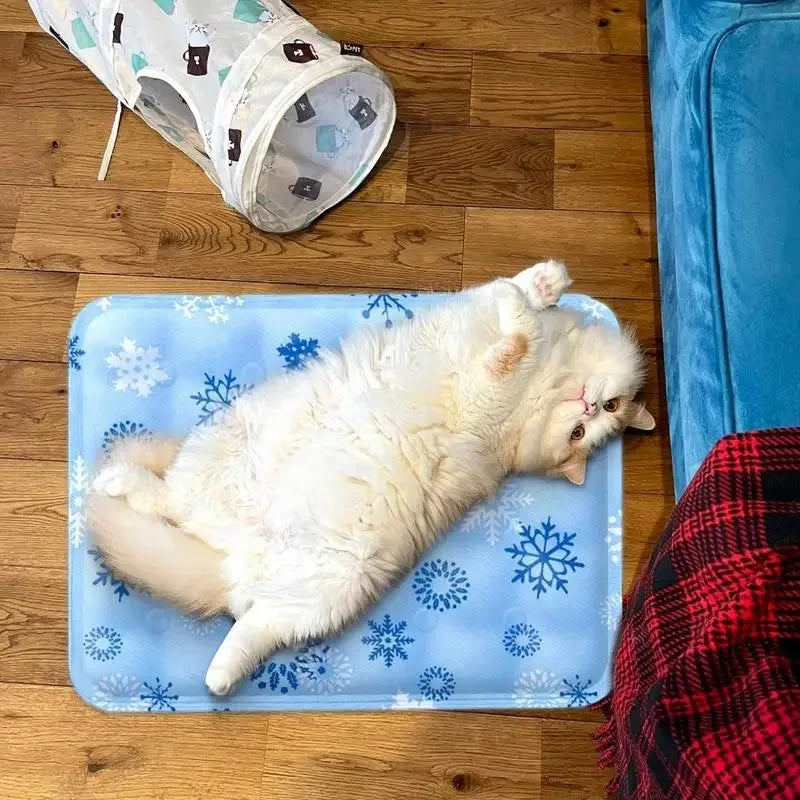 Zavero™ Cooling Cat Cushion — Soft Breathable Pet Basket Bed