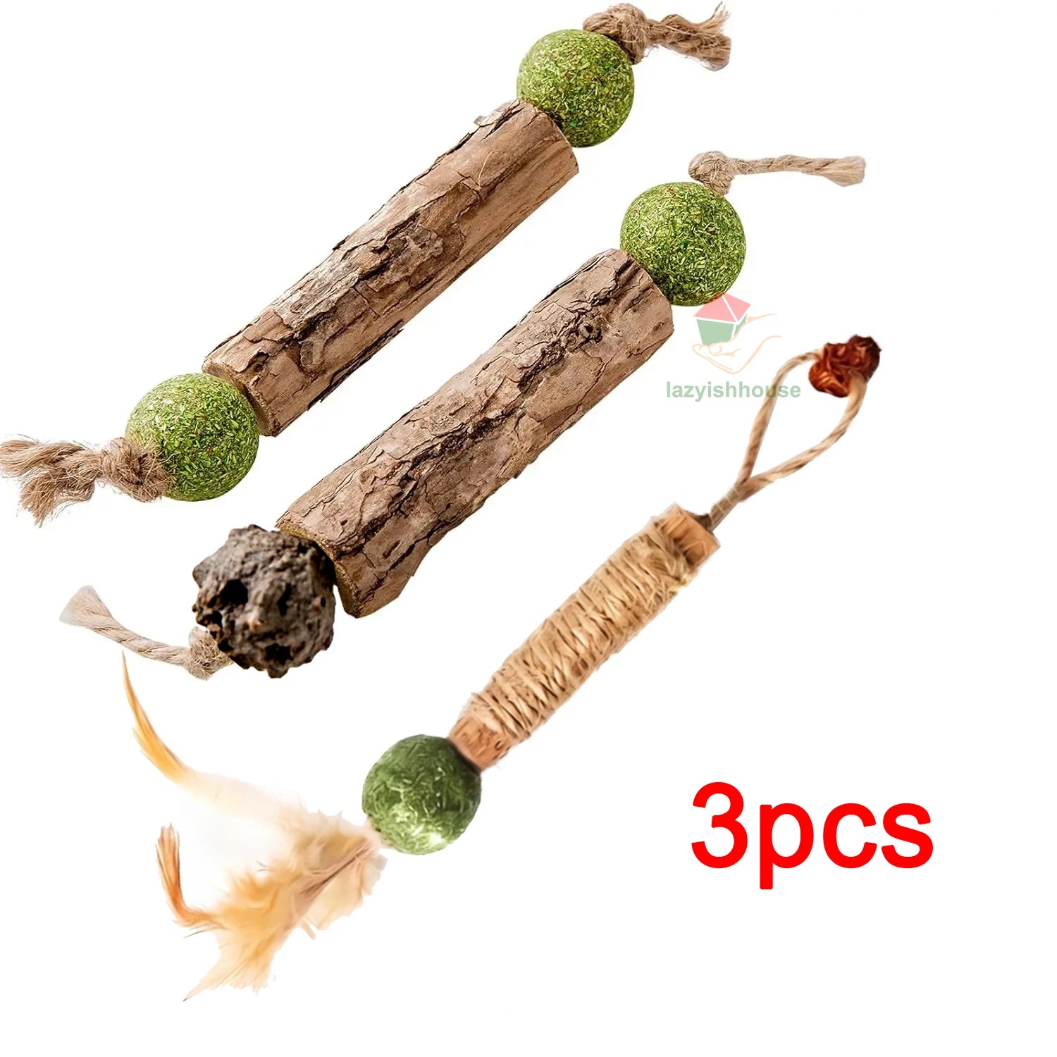 1pc Cat Cleaning Teeth Pure Natural Catnip Cat Molar Toothpaste Stick Silvervine Actinidia Fruit Matatabi Cat Snack Stick