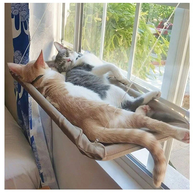 Zavero™ Window Hammock Cat Bed — 20KG Sunny Seat for Large Cats