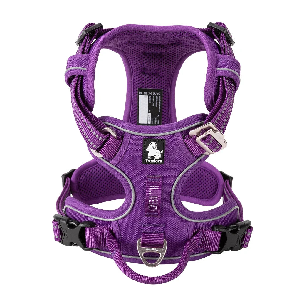 Zavero™ No-Pull Dog Harness — Reflective Adjustable Comfort