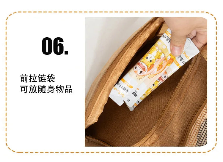 Portable Cat Backpack Expandable Large Capacity Pet Backpack Foldable