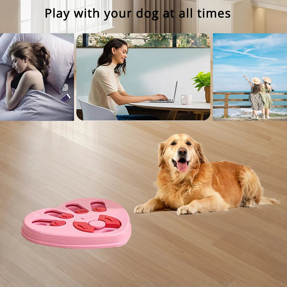 Dog Treat Dispensing Toy For Mental Stimulation Slow Feeding Interactive Dog Puzzle Toy Small Medium Dogs Training Game