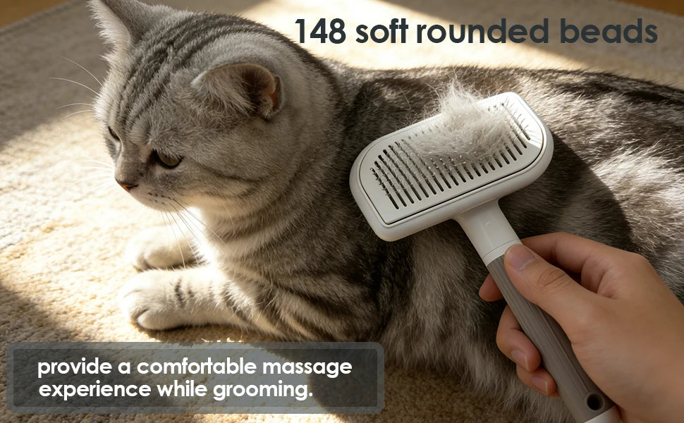 Pet Hair Remover Dog Brush 3 in 1 Undercoat Rake Dog grooming Detangler Slicker Skin Friendly for Puppy Cat Matted Fur Removal