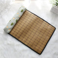 Zavero™ Rattan Cooling Cat Mat — Natural Self-Cool Summer Bed