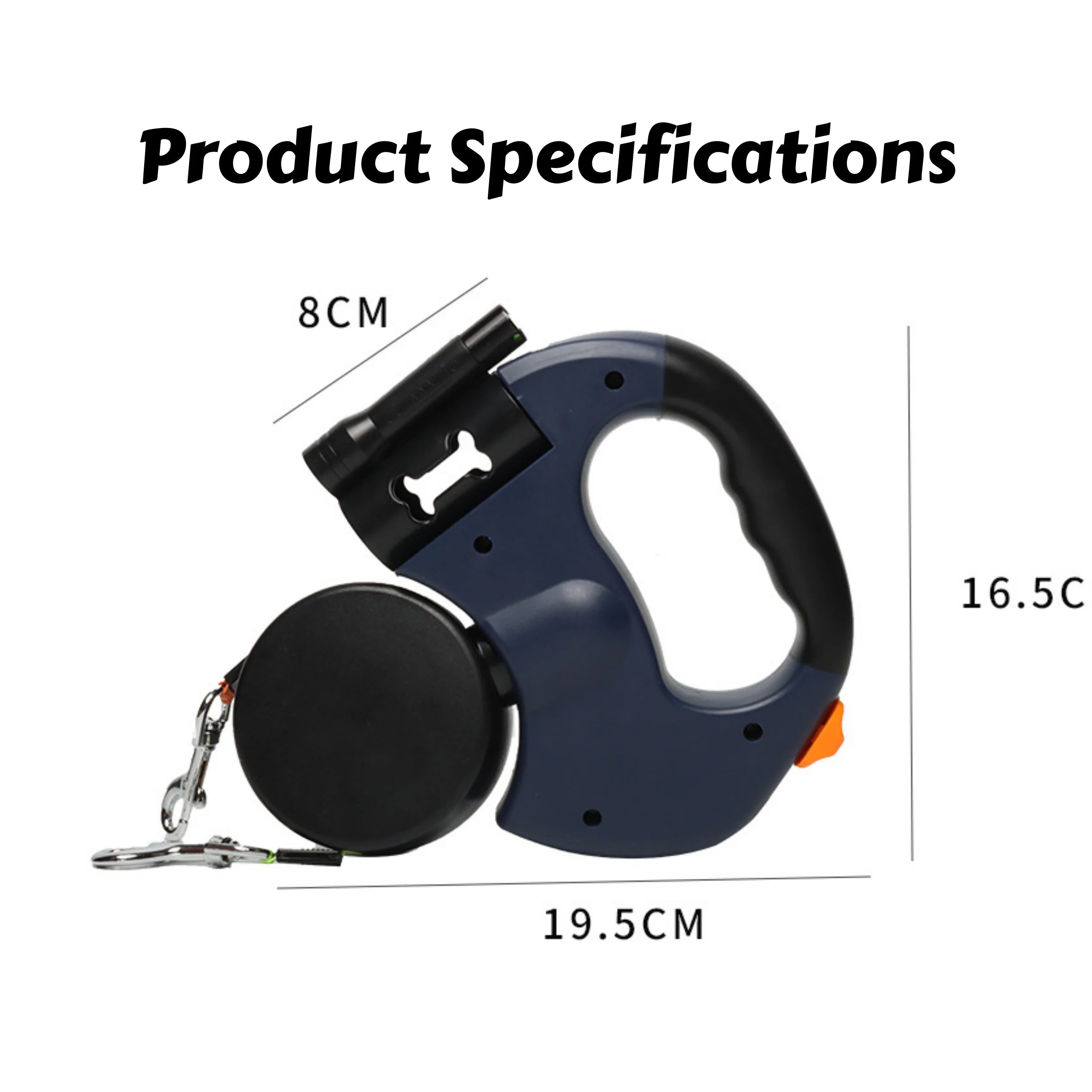 Zavero™ Dual Dog Leash — LED Light 360° No-Tangle Lead