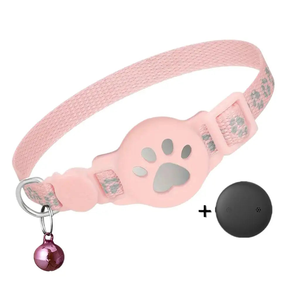 Accurate Positioning Night Reflective Adjustable Collar Pet Tracking GPS Positioning Collar Phone APP Lightweight Cat Tracker