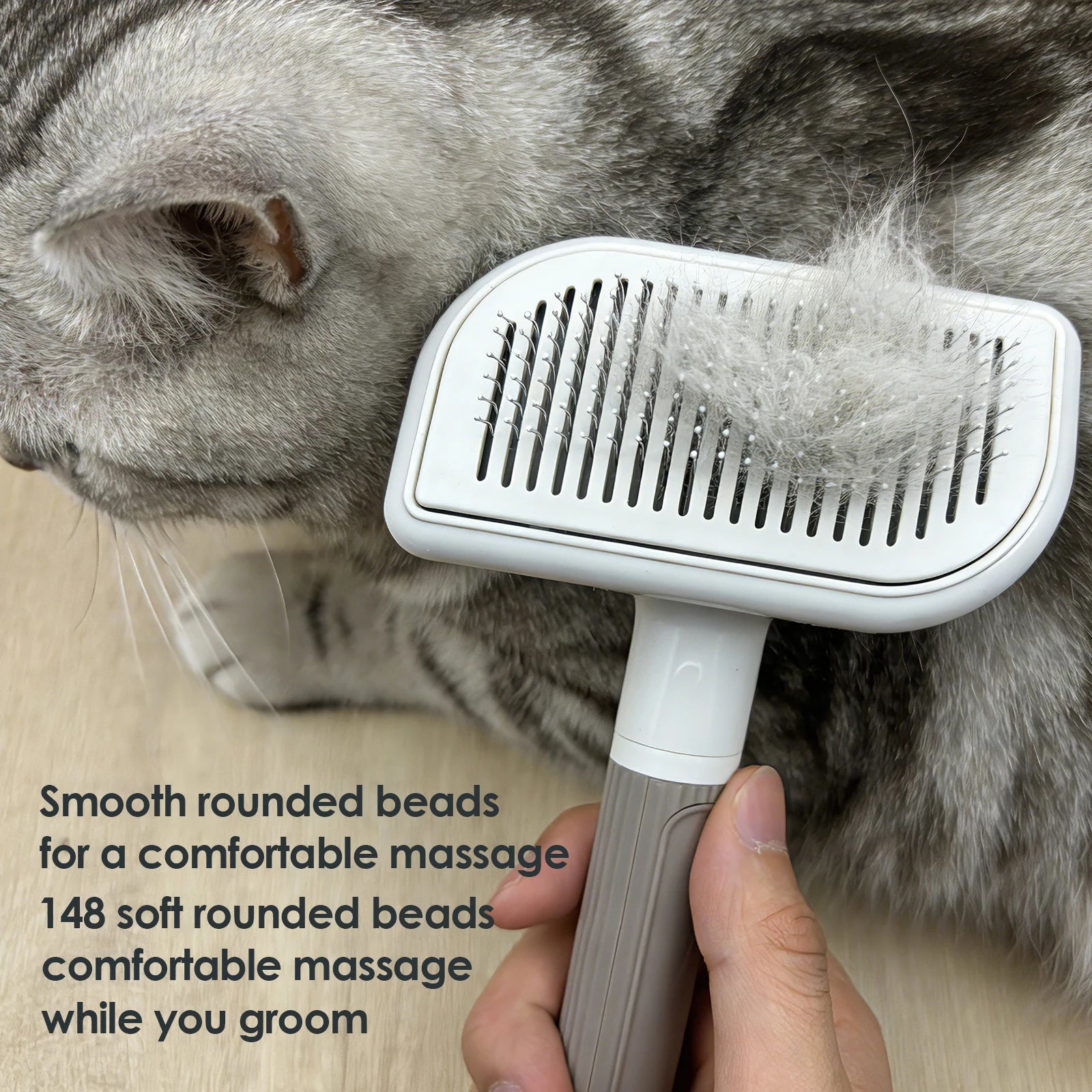 Pet Hair Remover Dog Brush 3 in 1 Undercoat Rake Dog grooming Detangler Slicker Skin Friendly for Puppy Cat Matted Fur Removal