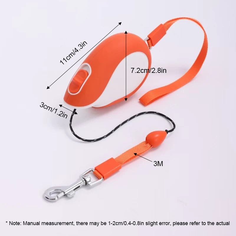 Zavero™ Compact Retractable Leash — Portable Small Dog Lead