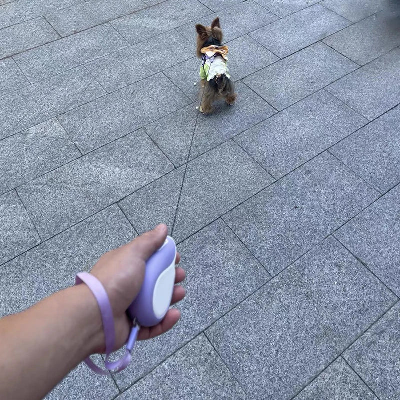 Zavero™ Compact Retractable Leash — Portable Small Dog Lead
