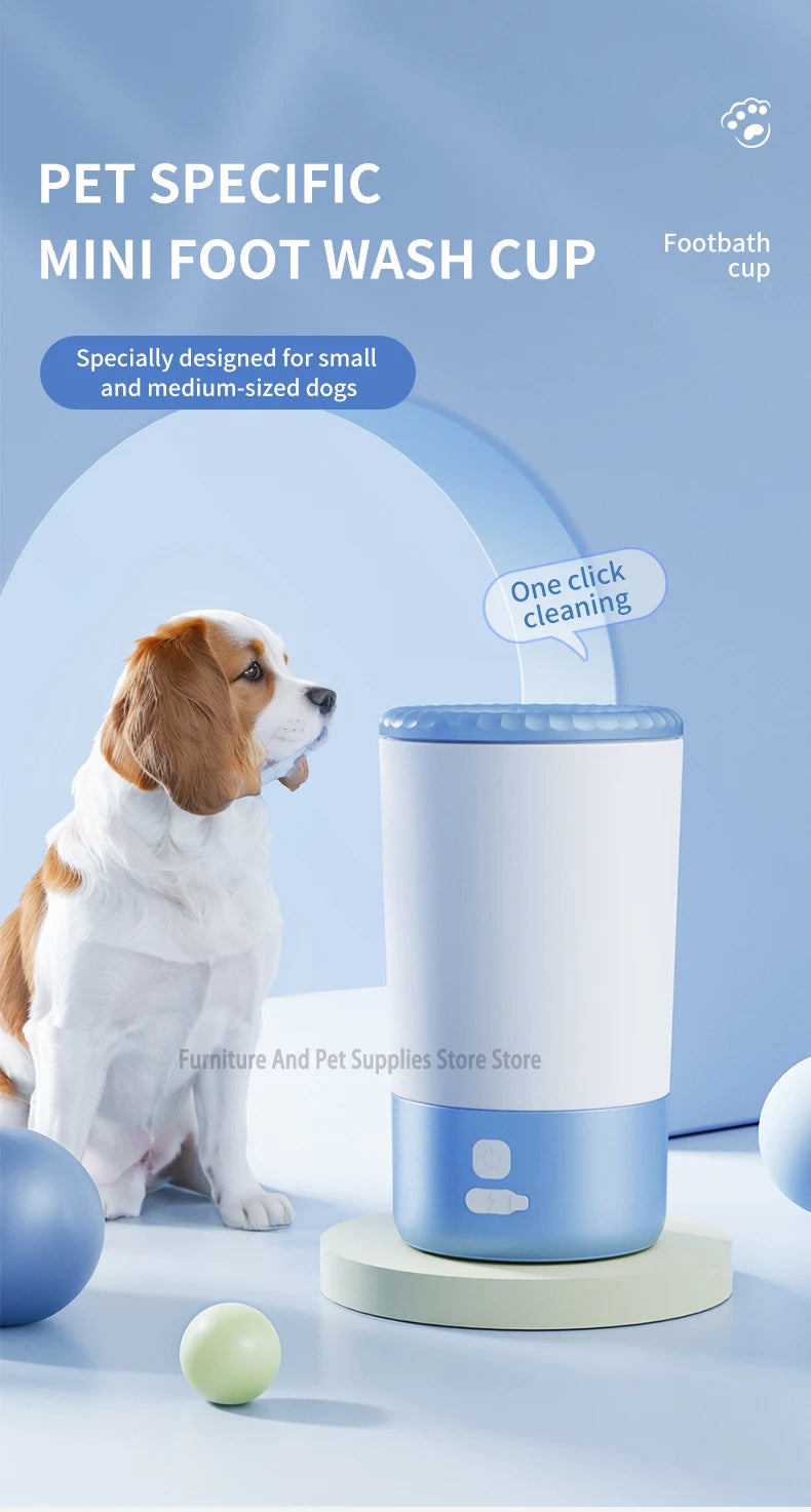 Zavero™ Electric Paw Washer — Quiet Waterproof Foot Cleaner