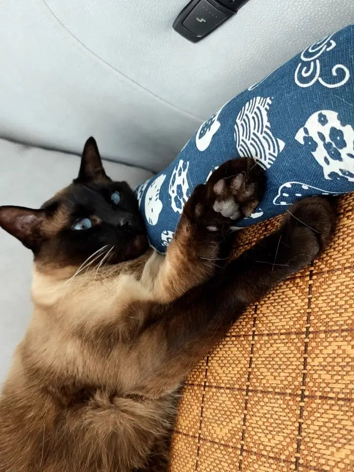 Zavero™ Rattan Cooling Cat Mat — Natural Self-Cool Summer Bed