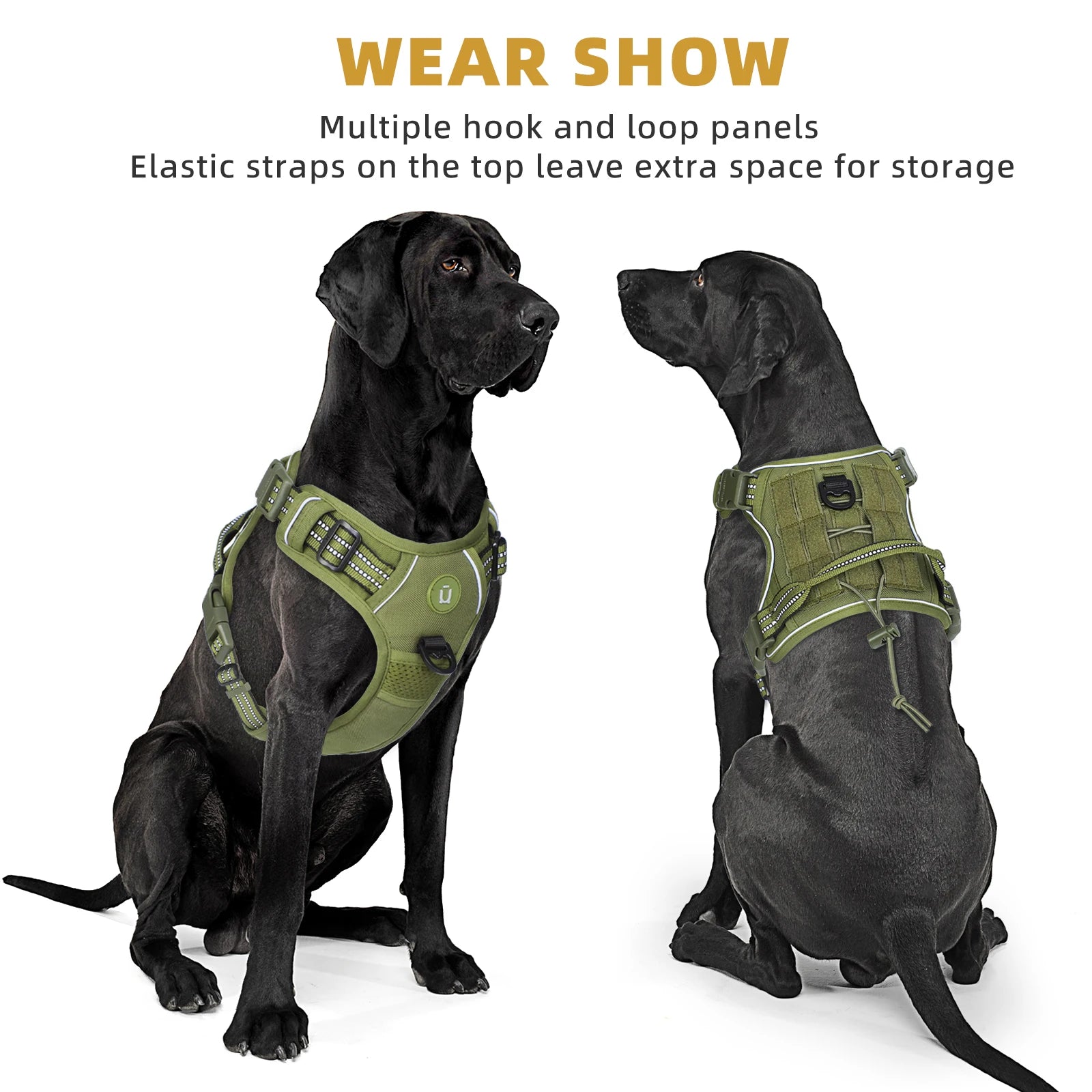 Zavero™ Tactical Dog Harness — Military-Grade Breathable Vest