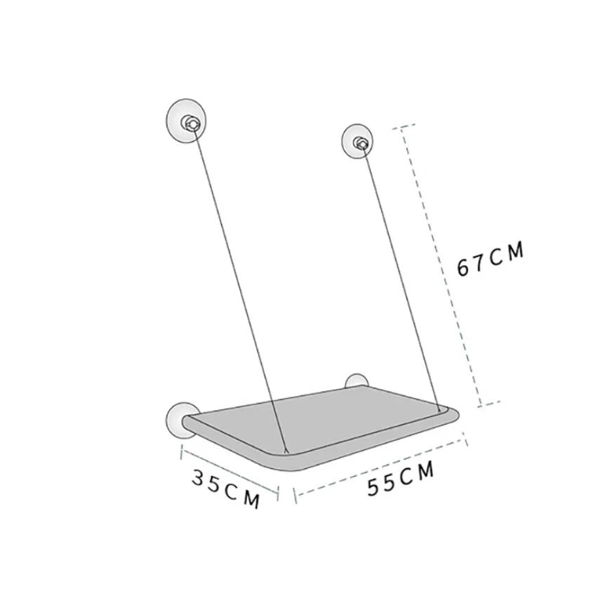 Zavero™ Window Hammock Cat Bed — 20KG Sunny Seat for Large Cats