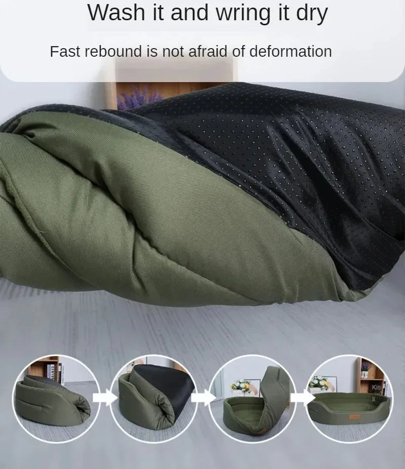 Zavero™ Fluffy Pet Bed Cushion — Warm Sofa Mat for All Sizes