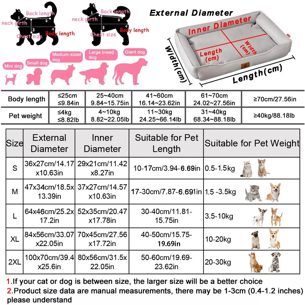 Zavero™ Four-Season Dog Bed — Waterproof Bite-Resistant Mat