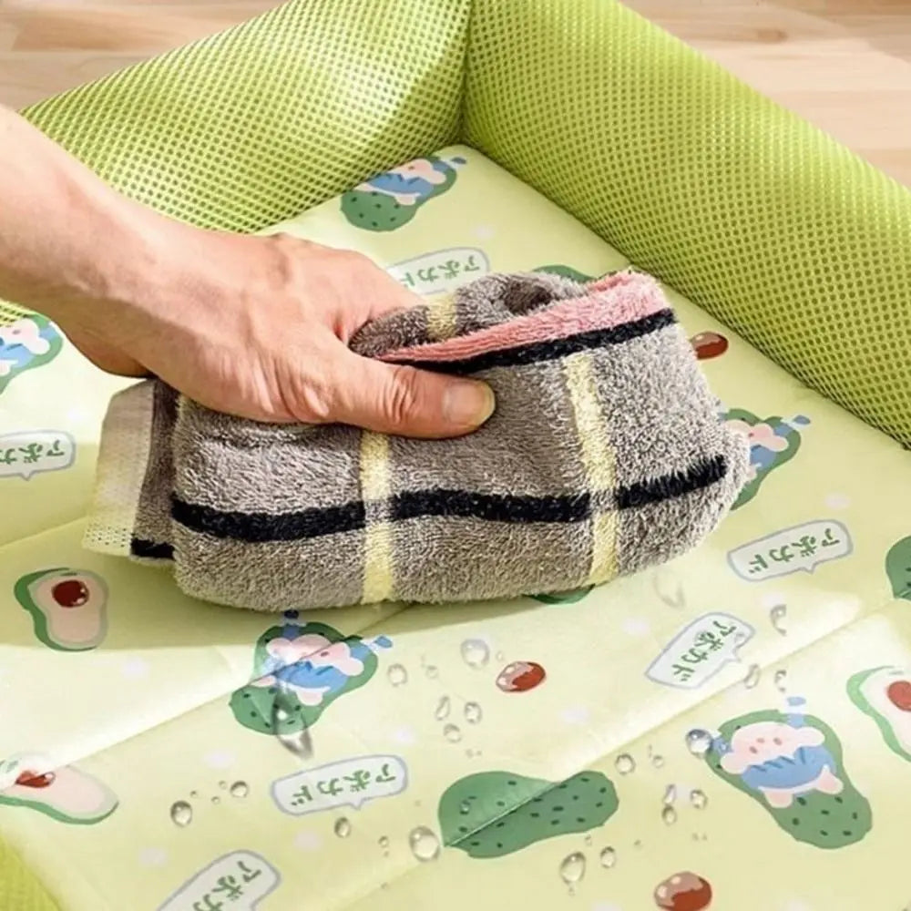 Zavero™ Cooling Pet Sleep Pad — Breathable Neck-Support Mat