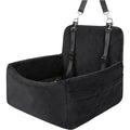 Pet Car Seat Kennel Puppy Cat Out Seat Mat Removable Washable Anti-Slip Base Front and Rear Row Dog Out Safety Seat Travel Nest