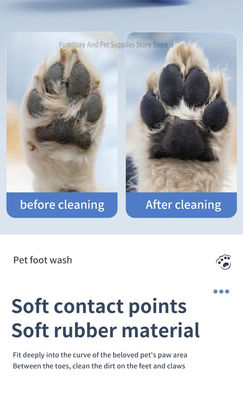 Zavero™ Electric Paw Washer — Quiet Waterproof Foot Cleaner