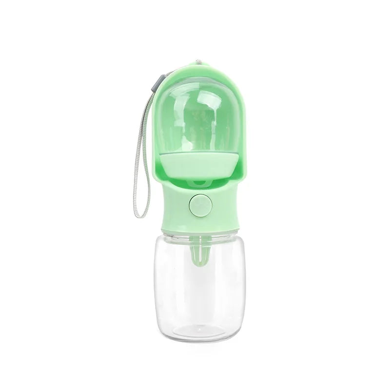 Portable Food Grade Material Dog Cat Travel Pet Water Cup Bottle with Food Dispenser Puppies Outdoor Walking Bowl 320/500ml