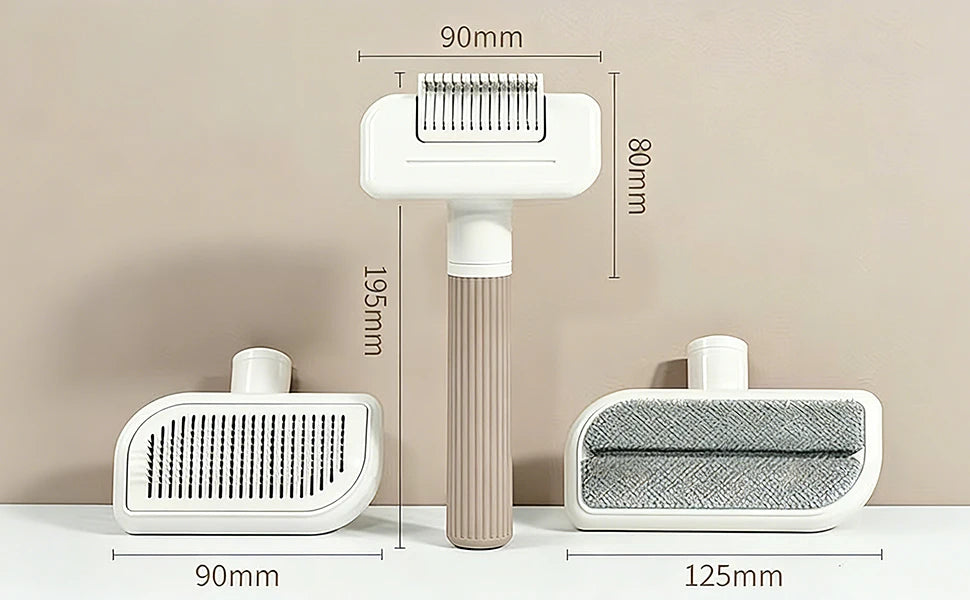 Pet Hair Remover Dog Brush 3 in 1 Undercoat Rake Dog grooming Detangler Slicker Skin Friendly for Puppy Cat Matted Fur Removal