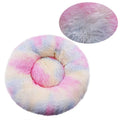 Zavero™ Round Plush Pet Bed — Washable Warm Basket Sofa