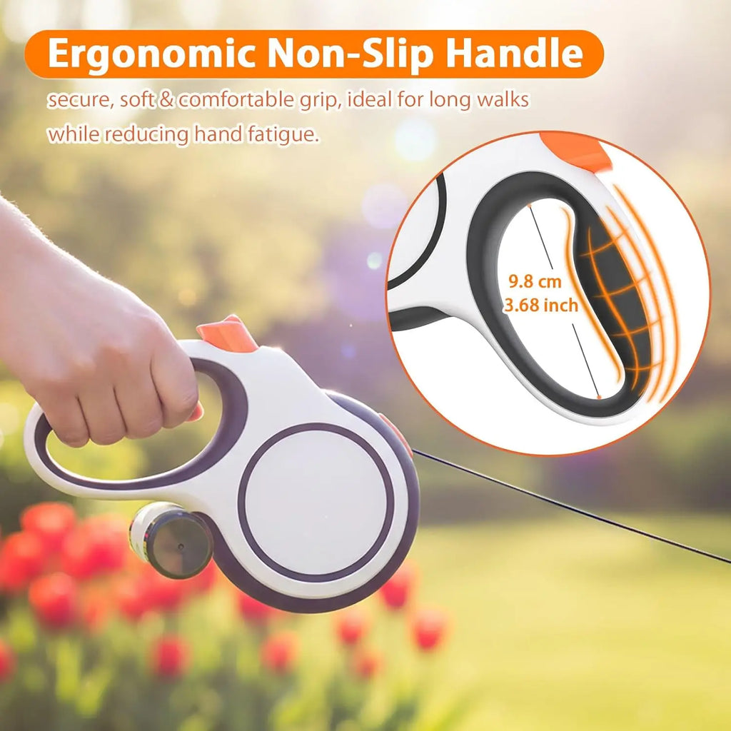 Zavero™ Heavy-Duty Retractable Leash — All-Size Dog Lead