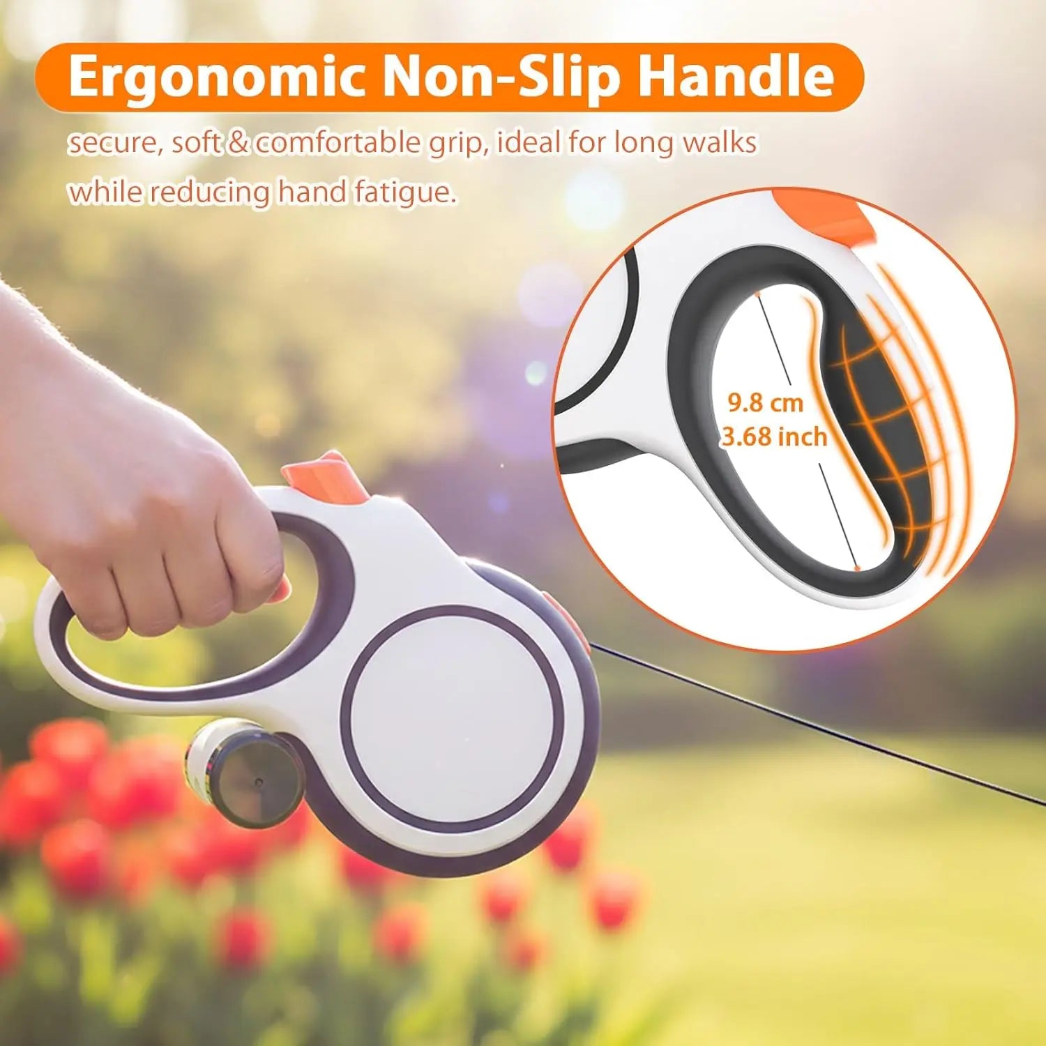 Zavero™ Heavy-Duty Retractable Leash — All-Size Dog Lead