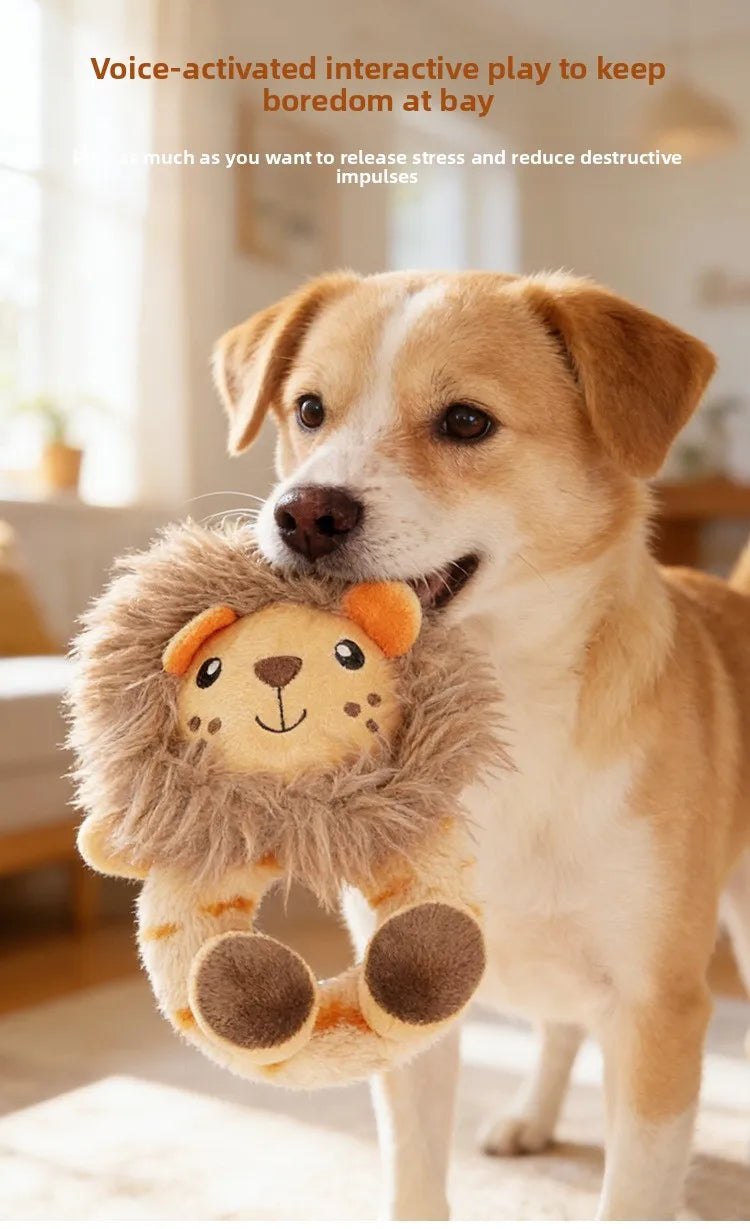 Squeaky Dog Toy for Small Medium Dogs, Self-Entertainment Chew Plush Toy, Boredom Relief Teeth Cleaning Pet Supplies