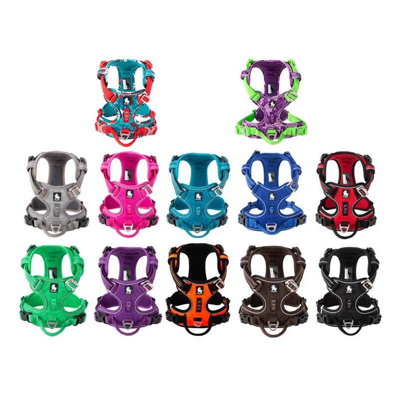 Zavero™ Reflective Dog Vest Harness — Safe Walking & Running