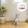 2Pcs Kitten Collar Removable Bow Tie Bell Breakaway Adjustable Safety Elastic Belt Stylish Holiday Cat Pendant Collar