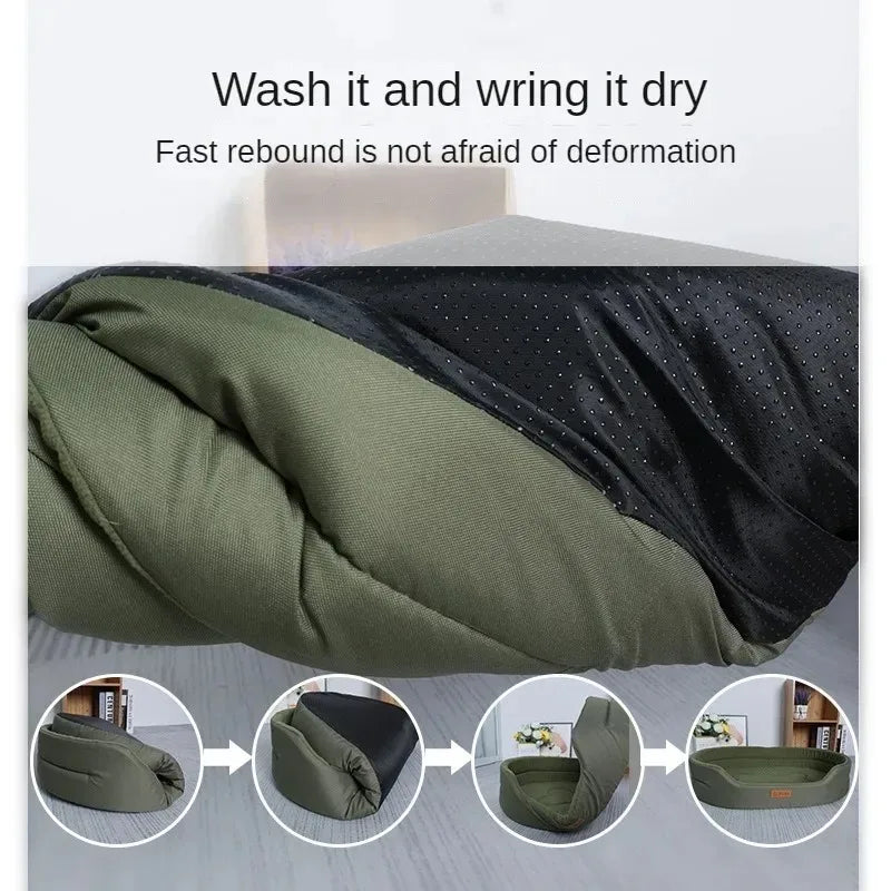 Zavero™ Fluffy Pet Bed Cushion — Warm Sofa Mat for All Sizes