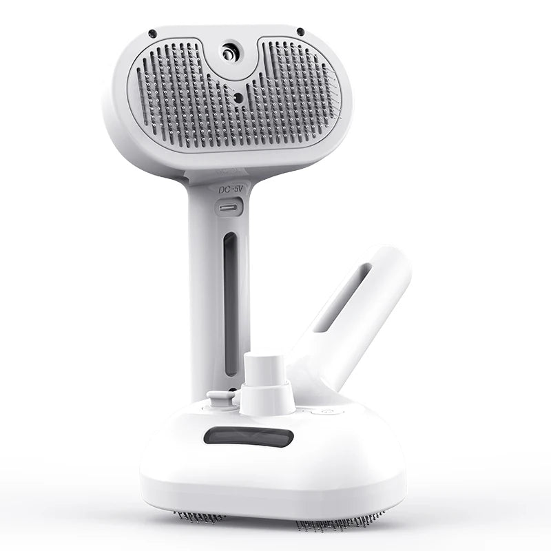 Zavero™ Steam Grooming Brush — Electric Spray Comb for Pets