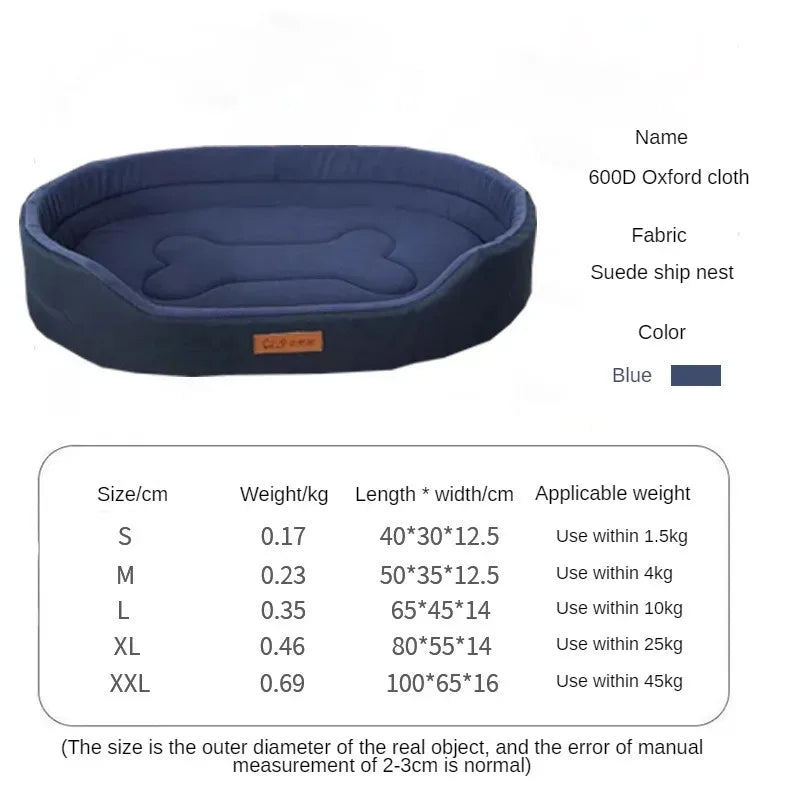 Zavero™ Fluffy Pet Bed Cushion — Warm Sofa Mat for All Sizes