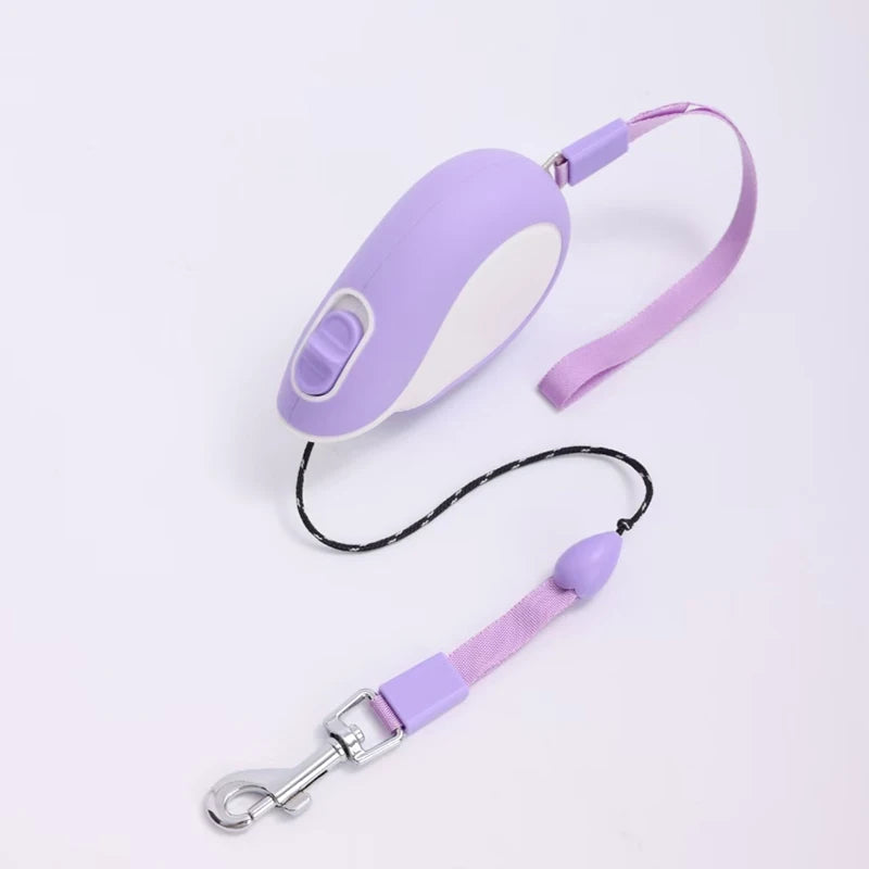 Zavero™ Compact Retractable Leash — Portable Small Dog Lead